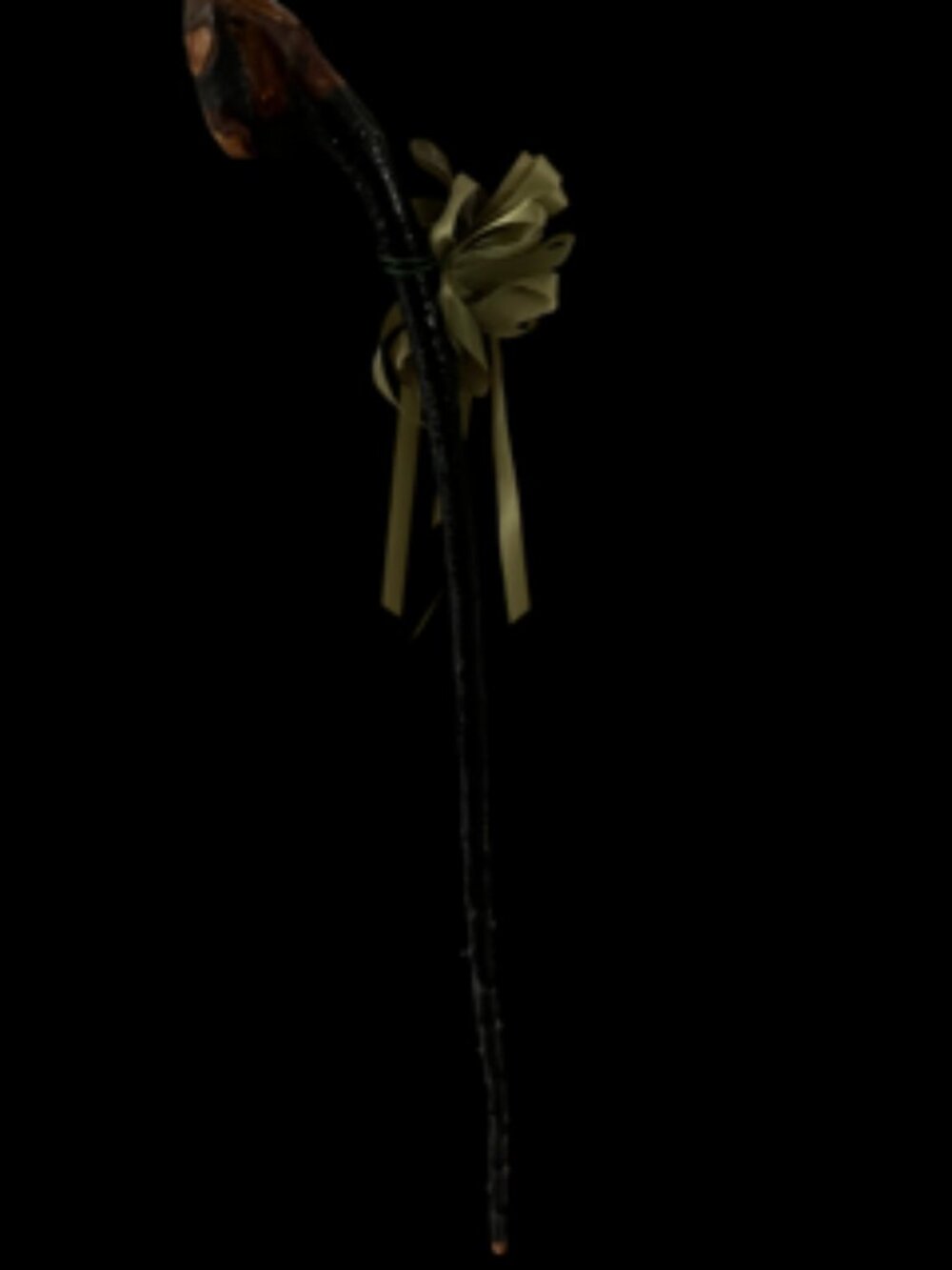 Irish Blackhorn Walking Cane - Picture 5 of 10